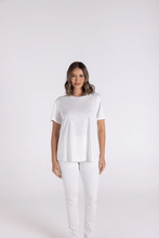 Load image into Gallery viewer, Two-T's - Crew Neck T-Shirt - White colour front shot
