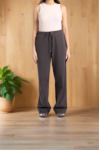 Two-T's - Track Pant - Espresso colour front shot