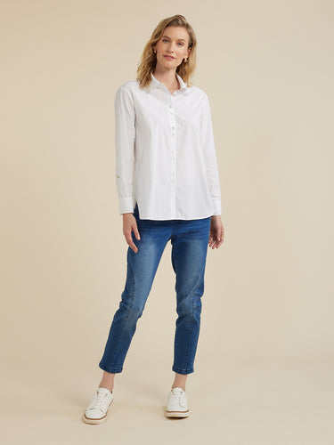 Yarra Trail Double Button Shirt Front View