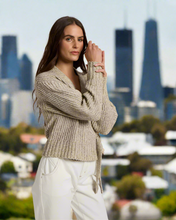 Load image into Gallery viewer, Yarra Trail - Ballet Knit - Ecru colour side shot
