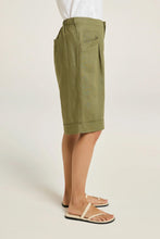 Load image into Gallery viewer, Yarra Trail - Bermuda Short in Moss colour side shot
