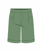 Load image into Gallery viewer, Yarra Trail - Bermuda Short in Moss colour side shot
