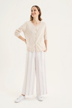 Load image into Gallery viewer, Yarra Trail - Blaze Cardigan - Cashew colour front shot
