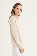 Load image into Gallery viewer, Yarra Trail - Blaze Cardigan - Cashew colour side shot
