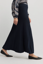 Load image into Gallery viewer, Yarra Trail - Cedar Skirt - Navy colour side shot
