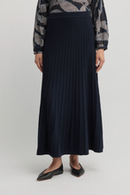 Load image into Gallery viewer, Yarra Trail - Cedar Skirt - Navy colour front shot
