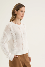 Load image into Gallery viewer, Yarra Trail - Coaxial Jumper - Ecru colour side shot
