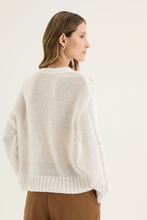 Load image into Gallery viewer, Yarra Trail - Coaxial Jumper - Ecru colour back shot
