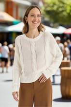 Load image into Gallery viewer, Yarra Trail - Coaxial Jumper - Ecru colour front shot
