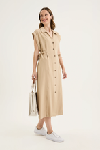 Load image into Gallery viewer, Yarra Trail - Desert Dress - Cedar colour side shot
