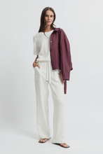 Load image into Gallery viewer, Yarra Trail - Entwine Pant - Ecru colour front shot
