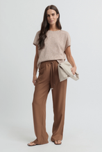 Load image into Gallery viewer, Yarra Trail - Lona Tee - Clay/ Ecru colour front shot
