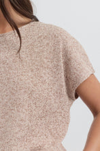 Load image into Gallery viewer, Yarra Trail - Lona Tee - Clay/ Ecru colour front closed up shot
