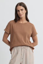 Load image into Gallery viewer, Yarra Trail - Solitude Tee - Clay colour front shot
