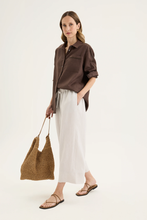 Load image into Gallery viewer, Yarra Trail - Tirari Palazzo Pant - Twine colour side shot
