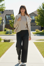 Load image into Gallery viewer, Yarra Trail - Villa Knit Top - Almond colour front shot
