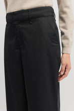 Load image into Gallery viewer, Yarra Trail Nova Wide Leg Chino Black colour side shot
