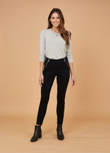 Load image into Gallery viewer, Holmes and Fallon Pant 2 Vertical Zips - Black
