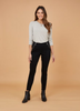 Holmes and Fallon Pant 2 Vertical Zips - Black