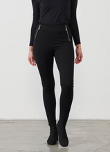Load image into Gallery viewer, Holmes and Fallon Pant 2 Vertical Zips - Black
